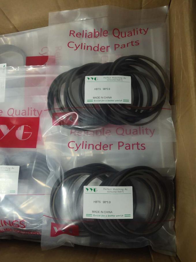 HBTS 98*5.9 Excavator Seal Kits , Hydraulic PTFE+NBR Rod Seal Excavator