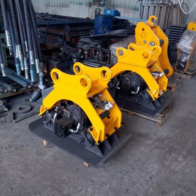 Durable Hydraulic Plate Compactor , Slope Plate Compactor For Excavator
