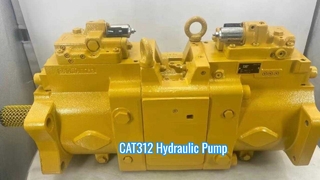 CAT312 Hydraulic Pump Testing Before Shipment