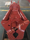 Red Hydraulic Excavator Shears For Unconventional Crushing Secondary Demolition