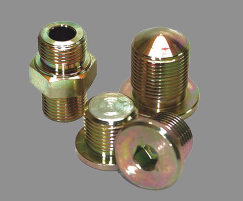 Excavator parts of plug high quality and gold plug