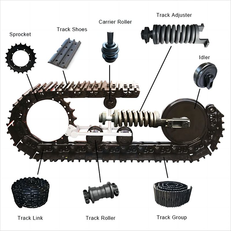 Undercarriage Spare Parts Sprocket Rim For Excavator
