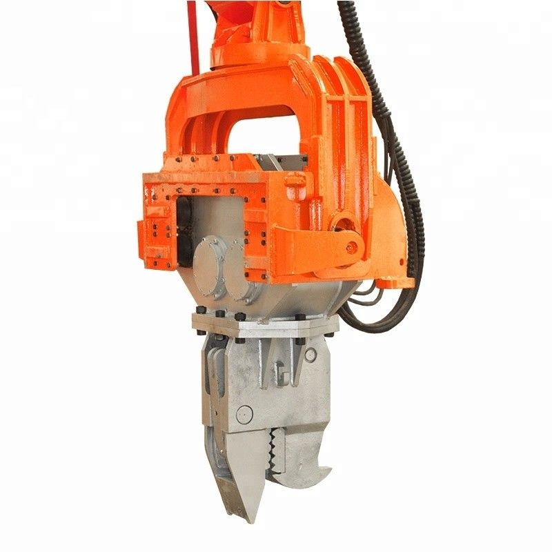PC220 Excavator Vibratory Pile Hammer Silent Work Hydraulic Pile Driver