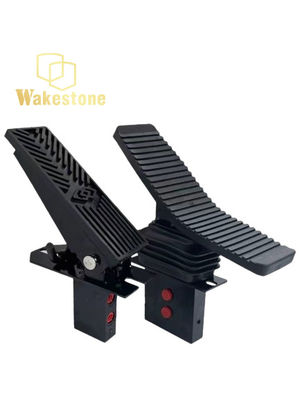 Black Color Standard Size Hydraulic Breaker Parts Double Way Pedal Valve